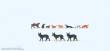 Preiser 79122 - N Hunde