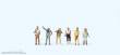 Preiser 79167 - N Beim Betriebsausflug