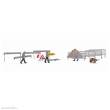 Busch 79874 - Action Set: Absperrungen aufstellen, Epoche 3-4