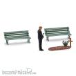 Busch 79933 - Action Set: Besuch am Grab