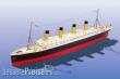 MANTUA 800727 - Titanic 1:200 Vor-Achterdeck Kit 3