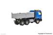 Viessmann 8010 - H0 MB ACTROS 3-achs Muldenkipper mit Rundumleuchten, Basis, Funktionsmodell