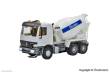 Viessmann 8031 - H0 MB ACTROS 3-achs Betonmischer mit Rundumleuchten, Basis, Funktionsmodell