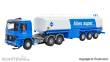 Viessmann 8033 - H0 MB ACTROS 3-achs Zugmaschine mit ARAL Tankauflieger, Basis, Funktionsmodell