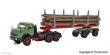 Viessmann 8036 - H0 MB Rundhauber 3-achs mit Langholztransporter, Basis, Funktionsmodell