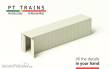 PT Trains 804001 - Container 40´ HC tipo MSCundecorated Branco/weiß