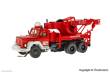 Viessmann 8051 - H0 Feuerwehr MAGIRUS DEUTZ 3-achs Bergekran, Basis, Funktionsmodell