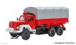 Viessmann 8054 - H0 Feuerwehr MAGIRUS JUPITER 3-achs mit Pritsche, Plane und Rundumleuchte, Basis, Funktionsmodell