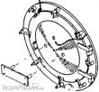 Weinert 8079 - Rauchkammertür für Baureihe 44 DB