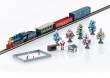 Märklin 081845 - Weihnachts-Startpackung. Güterzug mit Gleisoval und entsprechender Stromversorgung