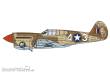 OXFORD Aviation 81AC127 - Curtiss P-40F Warhawk - X43 Miss Memphis, North Africa 1943 - X43