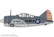 OXFORD Aviation 81AC131 - Brewster Buffalo VMF-221 US Marine Corps MCAS Ewa, Hawaii