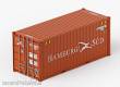 PT Trains 820007 - Container 20´DV HAMBURG SÜD (SUDU171308)