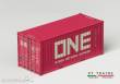 PT Trains 820030 - Container 20´DV ONE (FTAU1605110) (Pink)