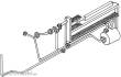 Weinert 82026 - Armatur unter dem Führerhaus für Baureihe 03.10 DR Reko, Heizerseite