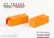 PT Trains 820804 - Set 2 x Container 20´OT DP DPRE9000543 + DPRE9001133