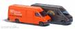 Busch 8338 - Zwei Mercedes Sprinter »UPS« und »TNT«