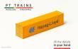 PT Trains 840018 - Container 40’HC HAPAG LLOYD (FANU1483086)