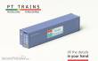 PT Trains 840401 - Container 40´HC TRANS EURASIA (CICU1041166)