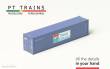 PT Trains 840401 - Container 40´HC TRANS EURASIA (CICU1041166)