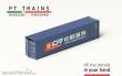 PT Trains 840405.3 - Container 40´HC China Railways TBJU7438735