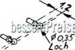 Weinert 8465 - Griffstangenhalter in langer Ausführung für 0,3-mm-Draht