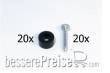 Tams Elektronik 85-81910-20 - Platinen-Befestigungs-Set