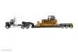 Diecast Masters 85599 - Caterpillar International HX520 Tractor black + XL120 Trailer +Cat 963K Zugmaschine + Auflieger - Schwarz