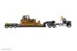 Diecast Masters 85599 - Caterpillar International HX520 Tractor black + XL120 Trailer +Cat 963K Zugmaschine + Auflieger - Schwarz
