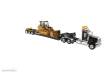 Diecast Masters 85599 - Caterpillar International HX520 Tractor black + XL120 Trailer +Cat 963K Zugmaschine + Auflieger - Schwarz