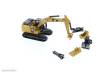 Diecast Masters 85636 - Caterpillar 320F w tools Bagger mit extra Werkzeuge