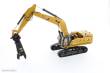 Diecast Masters 85709 - Caterpillar 395 GP Version Kettenbagger mit extra Werkzeugen (Hammer und Schere)