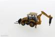 Diecast Masters 85765 - Caterpillar 420 XE w. 4 additional tools Bagger Lader