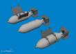 Eduard Accessories 6481079 - P-40 500lb M64 US bombs EDUARD