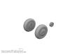 Eduard Accessories 6481115 - Lysander wheels AIRFIX