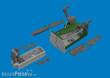 Eduard Accessories 6481165 - Jaguar wheel bays & undercarriage legs PRINT for Airfix