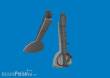 Eduard Accessories 6481170 - Bf 109G undercarriage legs PRINT for Eduard