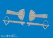 Eduard Accessories 6481170 - Bf 109G undercarriage legs PRINT for Eduard