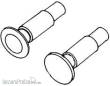 Weinert 8597 - Puffer (nicht federnd) mit 4,3 mm Durchmesser