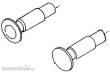 Weinert 86181 - Hülsenpuffer mit 4,3 mm Durchmesser