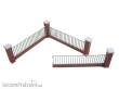 Modusteck 863101 - Modusteck Zaun Set 2, lang, hoch