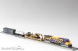 Diecast Masters 87001 - Caterpillar Progress Rail Train Set Eisenbahn Set