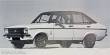 Minichamps 870080060 - FORD ESCORT 4-DOOR - 1975 - BLUE METALLIC