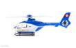 ACE Collectors 882103 - ACE Toy EC-135 Polizei Helikopter Mini (ca. 13 cm)