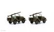 ACE Collectors 885106 - 1/87 Set mit 2 Jeep PAK58 Panzer-Abwehr Kompanie BAT
