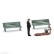 Busch 8883 - Action Set: Besuch am Grab