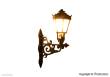 Viessmann 9074 - 0 Wandlaterne, LED warmweiß