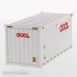 Diecast Masters 91025b - 20ft Container Dry Good Container - weiss - OOCL