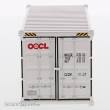 Diecast Masters 91025b - 20ft Container Dry Good Container - weiss - OOCL