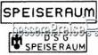 Weinert 9112 - Speisewagenschilder